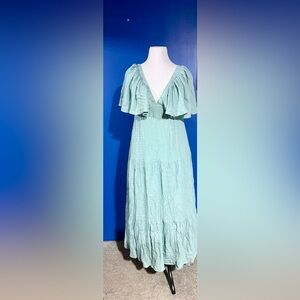 Pink Lily Soft Green Dress Size-XL